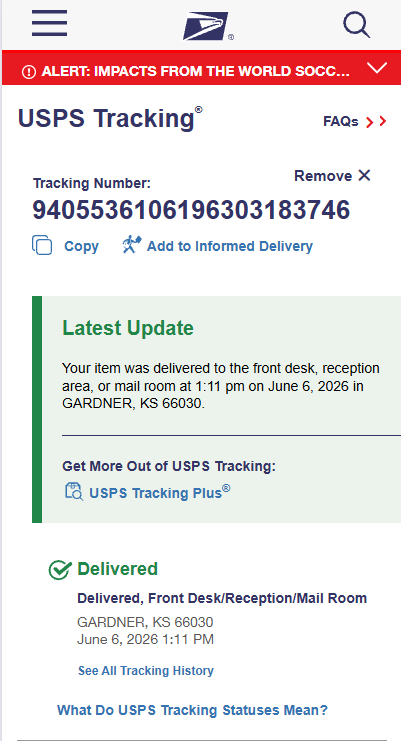 USPS Tracking Proof 11