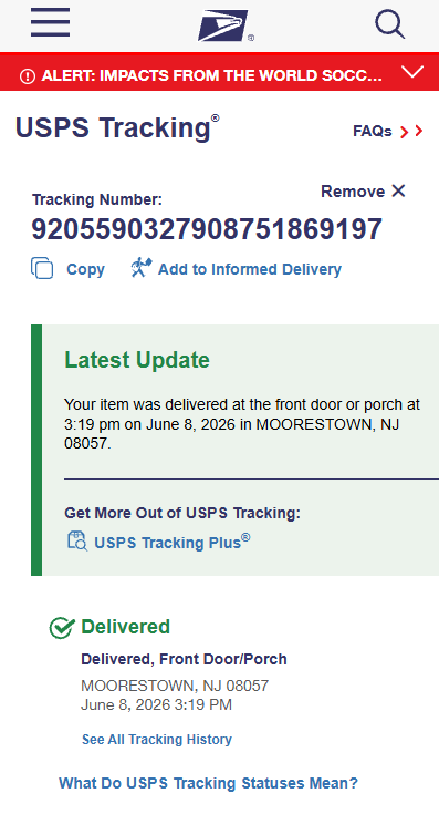 USPS Tracking Proof 7