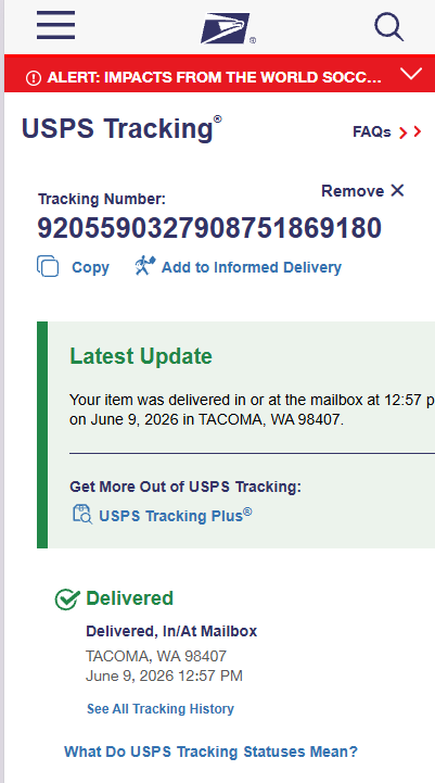 USPS Tracking Proof 6