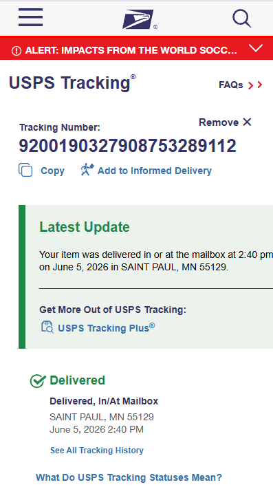 USPS Tracking Proof 2